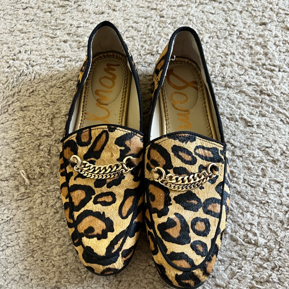 Sam Edelman Leopard Print Loafers